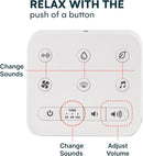 Serene Evolution 30 Sound White Noise Machine - Sleep Machine for Adults, Baby With Rain, Ocean, Pink Noise - Brown by TinyTreasures Baby Boutique