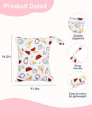 ALVABABY 3 Cloth Diaper Wet Dry Bags Waterproof Reusable with Two Zippered Pockets Travel Beach Pool Daycare Soiled Baby Items Yoga Gym Bag for Swimsuits or Wet Clothes Small Medium Large 3L-ZM27 by TinyTreasures Baby Boutique