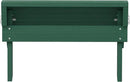 SERWALL Folding Adirondack Ottoman Without Assembly, Green by GreenHaven Gardens