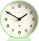 NEWGATE® M Mantel Echo Desk Clock | Modern Round Design | Neo Mint Green | Easy to Read Numbers | Contemporary Style for Desk, Table, Shelf or Bedside by CozyNest Decor