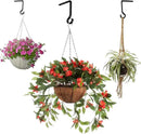 White Hanging Plant Bracket 6inch Metal Plant Hook Shepherds Hook Decorative Wall Plant Hanger for Hanging Lanterns, Bird Feeder, Flower Basket, Home Decor Indoor & Outdoor 2pack by GreenHaven Gardens