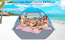 Gorich Beach Tent Sun Shelter for 3/4-5/6-7/8-10 Person with UPF 50＋ UV Protection, Lightweight & Easy Setup Beach Shade Canopy, Portable Beach Shade Tent Beach Cabana by TinyTreasures Baby Boutique