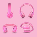 LilGadgets Connect+Wired Kids Headphones for School with Microphone, Volume Limiting & Noise Reduction Over-Ear Headset with Cord, SharePort Technology & SoftTouch Padding, Pink - Kid Headphones by TinyTreasures Baby Boutique