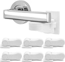 6P Child-Proof Door Lock Coolrunner Baby Proofing Door Handle Locks, Child Proof Door Lever Lock with Strong Adhesive for Protecting Kids and Toddler by TinyTreasures Baby Boutique