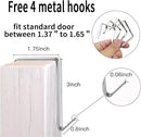 2 Pack Extra Large Hanging Over Door Shoe Organizers,closet shoe organizer shoe rack organizer shoe storage,12+6 Crytal Pockets,8Hooks,black (59"x 21.6") by CozyNest Decor
