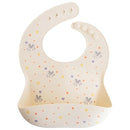 mushie x Bluey Silicone Baby Bib | Adjustable Fit Waterproof Bibs (Bluey Ivory) by TinyTreasures Baby Boutique