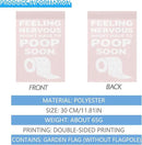 Feelingss Nervous Might Have To Poop Soon Funny Saying Quotes Garden Flag 12x18 Double Sided Funny Yard Decor for Yard by GreenHaven Gardens