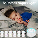 EasyHome Sleep Sound Machine White Noise Machines with 30 Soothing Sounds 12 Adjustable Night Light 10 Adjustment Brightness 32 Levels of Volume 5 Timers and Memory Function Kid Adult Travel by TinyTreasures Baby Boutique