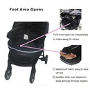 German Designed Universal Stroller Bunting Bag, 5 Way Zippers Style for Baby Easy In & Out of Water Repellent Blanket, Height/Temperature Adjustable Anti-Kick Winter Sleeping Bag by TinyTreasures Baby Boutique