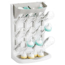 Yieach Larger Vertical Baby Bottle Drying Rack - BPA FREE - Space Saving Feeding Bottles Drying Rack Holder for Countertop,Baby Bottle Holder Storage Station for Pacifiers,Pump Accessories Stand,Green by TinyTreasures Baby Boutique