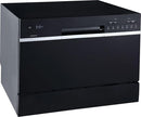 EdgeStar DWP63 21-5/8 Inch Wide 6 Place Setting Countertop Dishwasher - Black by TinyTreasures Baby Boutique