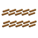 Dnyta 20pcs Drip Irrigation Fittings Drip Line Connectors Kit 17mm Drip Irrigation Tubing 1/2 Inch Drip Irrigation Kit for Most 1/2" Irrigation Tubing or Sprinkler Systems by GreenHaven Gardens