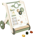 Beright Wooden Baby Walker with Roller Upgraded, Push and Pull Learning Activity Walker, Multi-Functional Kids’ Activity Toys, Develops Motor Skills & Stimulates Creativity, Green by TinyTreasures Baby Boutique