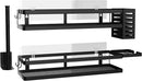 PUSDON Metal Wall Hanging Basket 2 Packs DIY Suitable for Multiple Scenes - Large Black Guardrail Suit by CozyNest Decor