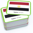 Menique, Juego de Memoria de Banderas del Mundo en español, para niños y adultos. Flags of The World, Memory Matching Game in Spanish, for Kids and Adults, 100 Tiles 50 Pairs. by TinyTreasures Baby Boutique