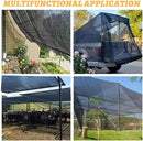 Cool Area 40% 8x10ft Sunblock Shade Cloth Cover Mesh UV Resistant Net for Garden Flower Plant Greenhouse, Black by GreenHaven Gardens
