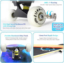 Easy_Way Complete Skateboards- Standard Skateboards for Beginners Kids Boys Girls Teenager- 31''x 8''Canadian Maple Cruiser Pro Skate Board, Skateboards by TinyTreasures Baby Boutique
