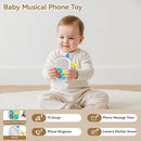 Baby Toys 0-6-12 Months: 5 in 1 Infant Musical Rtattle Teething Toys Sensory Learning Toys with Sounds, Newborn Shower Gifts for Boys & Girls by TinyTreasures Baby Boutique