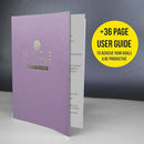 Undated Daily Planner – 1-Year B5 Productivity Organizer with Two-Page Weekly Spread, Goal Setting, Habit Tracker, Weekly & Monthly Pages – Hardcover Time Management Notebook (Lilac) by TinyTreasures Baby Boutique