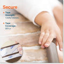 Roving Cove HeftyFit Edge Corner Protector Baby Proofing (Large 15ft Edge 4 Corners), Heavy-Duty, Soft NBR Rubber Foam, Furniture Fireplace Safety Bumper Guard, 3M Adhesive, Coffee Brown by TinyTreasures Baby Boutique