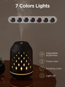 InnoGear Aromatherapy Diffuser, 150ml Ceramic Diffuser Ultrasonic Humidifier Cool Mist Essential Oil Diffusers for Home Air Diffuser with 2 Mist Modes Waterless Auto Off, Black by TinyTreasures Baby Boutique