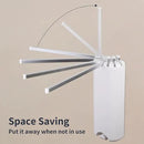 Wall Mounted Clothes Drying Rack - Foldable Tripod, Over The Door Rack for Laundry Bedroom, Household Aluminium by CozyNest Decor