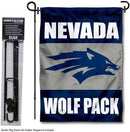 College Flags & Banners Co. Nevada Wolfpack Garden Flag with Pole Stand Holder