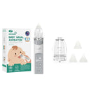 GROWNSY Nasal Aspirator for Baby with 2 Larger Suction Chambers and 6 Food-Grade Soft Silicone Tips, Grey by TinyTreasures Baby Boutique
