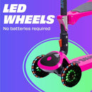 SKIDEE Kick Scooters for Kids Ages 3-5, Adjustable Height Foldable Scooter with Removable Seat, 3 LED Light Wheels, Rear Brake, Wide Standing Board, Suitable Up to 12 Year Old Boys/Girls by TinyTreasures Baby Boutique