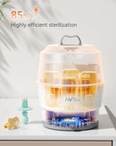 HEYVALUE Bottle Sterilizer, Baby Bottle Sterilizer, Easy One Button Control Electric Bottle Sterilizer (Esterilizador de Biberones), for Baby Bottles, Pacifiers, Breast Pump Parts, BPA-Free by TinyTreasures Baby Boutique