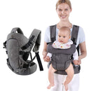 Baby Carriers Newborn to Toddler,Baby Carrier Wrap,Cozy Baby Holder Carrier Lightweight,Adjustable Baby Sling Support Carriers for Infant 7-45lbs Girl and Boy -All Positions,Shower Gift -Grey by TinyTreasures Baby Boutique