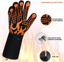 Comsmart BBQ Gloves, 1472 Degree F Heat Resistant Grilling Gloves Silicone Non-Slip Oven Gloves Long Kitchen Gloves for Barbecue, Cooking, Baking, Cutting by GreenHaven Gardens
