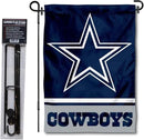 WinCraft Dallas Garden Flag with Stand Holder by GreenHaven Gardens