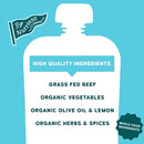 Serenity Kids 7+ Months World Explorers Baby Food Pouches Puree Made with Ethically Sourced Meats & Organic Veggies - 3.5 Ounce BPA-Free Pouch - Beef Kebab - 12 Count Meat Baby Food by TinyTreasures Baby Boutique