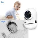 HelloBaby Video Baby Monitor with Remote Camera Pan-Tilt-Zoom, 3.2'' Color LCD Screen, Infrared Night Vision, Temperature Display, Lullaby, Two Way Audio by TinyTreasures Baby Boutique