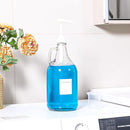 Glass Laundry Detergent Dispenser with Pump, 64OZ Liquid Laundry Soap Dispenser, Fabric Softener Dispenser Bottle for Laundry Room Organization and Storage, 1 Pack by CozyNest Decor