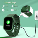 Smart Watch for Kids No Phone Needed, Tempered Glass Fitness Tracker Boy Teens with 19 Sport Modes, Pedometer, Sleep Monitor, Kids Watch Birthday Gifts Toy Gift for Girls Boys 6-16 (Green) by TinyTreasures Baby Boutique