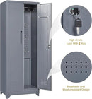 Storage Cabinet,Metal Locking Cabinets with Doors and Shelves,Functional Garage Storage Cabinet for Garage, Home Office,Gray by CozyNest Decor