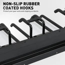 ELEAD 48 Inches Garage Storage, Garage Organization, Garden Tool Organizer Wall Mount, 9 Adjustable Heavy Duty Metal Hooks, Holds Up to 730 lbs, Yard Tool Organizer for Garden, Yard, and Shed by GreenHaven Gardens
