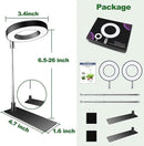 Grow Lights for Indoor Plants, 48 LEDs Full Spectrum Plant Light for Indoor Plants, Height Adjustable Growing Lamp with Base, 3 Optional Spectrums, Auto Timer 3/9/12Hrs, 10 Brightness,2 Pack by GreenHaven Gardens