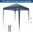 Outvita 6.5x6.5ft Pop Up Canopy Tent, Outdoor Instant Shelter Folding Canopy with Carry Bag for Commercial Events, Party, Backyard BBQ, Camping Blue by GreenHaven Gardens