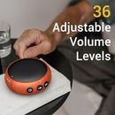 SoundMe Small Sound Machine Brown Noise Machine 30 Soothing Natural Sounds Rain Fan Pink White Noise Machine for Baby Kids Adults with 36 Volume Control Powered by AC or USB Sleep Timer Wood Grain by TinyTreasures Baby Boutique