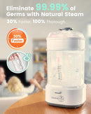 GROWNSY Bottle Sterilizer and Dryer, Compact Electric Steam Baby Bottle Sterilizer (Esterilizador de Biberones), Bottle Sanitizer for Baby Bottles, Pacifiers, Pump Parts by TinyTreasures Baby Boutique