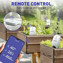 RAINPOINT Wi-Fi Soil Moisture Meter Plants - Hygrometer, Room Thermometer Indoor Soil Tester, Smart Plant Sensor, Temperature Humidity Monitor for Garden with 2.4 GHz Mini Wi-Fi Smart Gateway Hub by GreenHaven Gardens