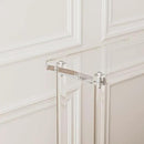 Acrylic Console Table, 2 Tier Acrylic Narrow Console Tables for Entryway,CHICUN, Square Legs, Skinny Console Table for Foyer, Sofa, Living Room,Clear by CozyNest Decor