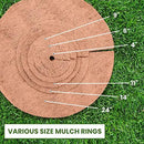 24 Inches Weed Control Discs Coco Tree Rings by EnvelorHome