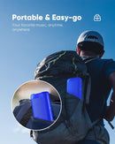 Bluetooth Speaker with HD Sound, Portable Wireless, IPX5 Waterproof, Up to 20H Playtime, TWS Pairing, BT5.3, for Home/Party/Outdoor/Beach, Stocking Stuffers, White Elephant Gifts for Adults (Blue) by TinyTreasures Baby Boutique