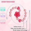 Chew Necklaces for Sensory Kids Girls Adults, Silicone Chewy Necklace Sensory Toys for Kids with Autism ADHD SPD, Oral Chew Toys for Toddlers Children Mouth Fidgets Tool - BPA Free by TinyTreasures Baby Boutique