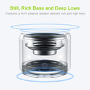 EWA Travel Case Packed, A106 Pro Portable Bluetooth Speaker with Custom Bass Radiator, Brief Design, IP67 Waterproof, Perfect Mini Speaker for Shower, Room, Bike, Car (Black) by TinyTreasures Baby Boutique