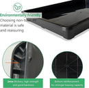 5 Pack Nursery Potting Tray, Carrying and Holding Plant Tray for Seeds Starting Pot, Collecting Drainage Water(Black) by GreenHaven Gardens
